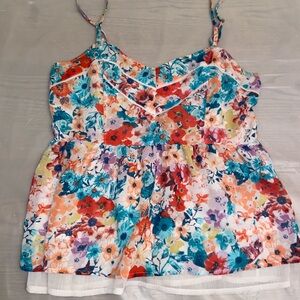 American Rag Colorful Floral Camisole
